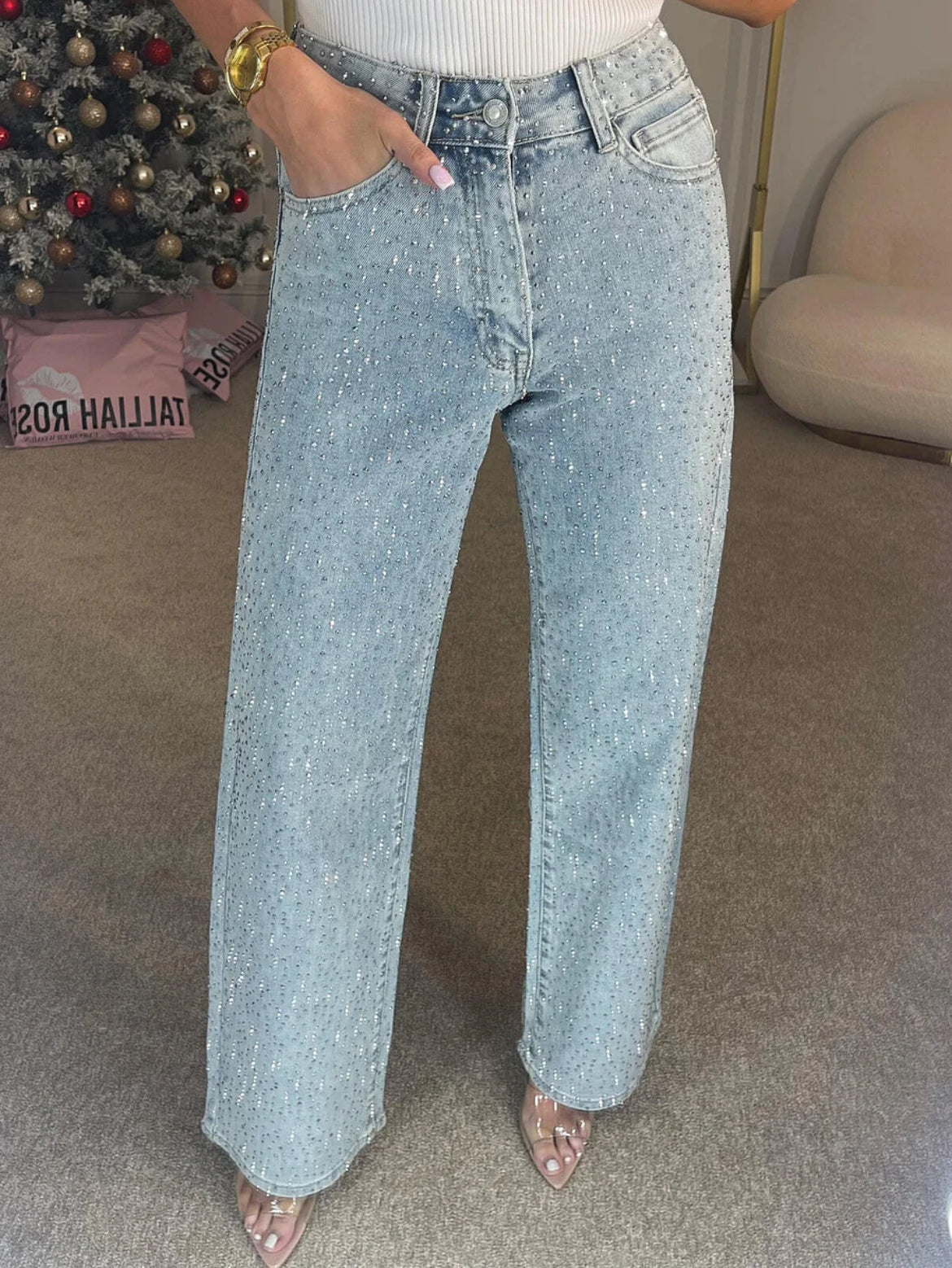 DESY Sparkle Jeans Rhinestones